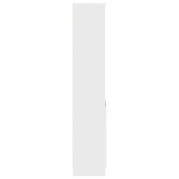 vidaXL Ντουλάπι Λευκό 37,5x35x180cm Επεξεργασμένο Ξύλο 1 τεμ.