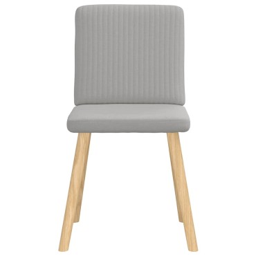 vidaXL Καρέκλες τραπεζαρίας 6 τεμ. Cloud Grey Fabric 45x54x86 cm