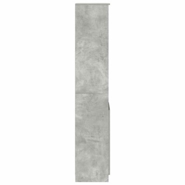 vidaXL Ντουλάπι Γκρι Σκυροδέματος 37,5x35x180cm Επεξεργασμένο Ξύλο 1 τεμ.