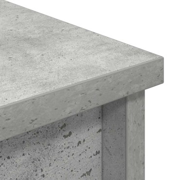 vidaXL Ντουλάπι Γκρι Σκυροδέματος 37,5x35x180cm Επεξεργασμένο Ξύλο 1 τεμ.