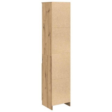 vidaXL Ντουλάπι Αρτισιανή Δρυς 37,5x35x180cm από Επεξεργασμένο Ξύλο 1 τεμ.