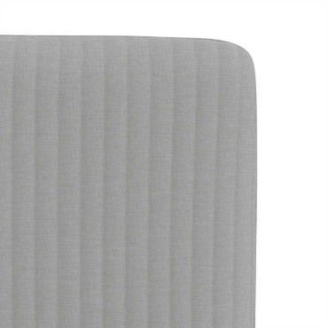 vidaXL Καρέκλες τραπεζαρίας 4 τεμ. Cloud Grey Fabric 45x54x86 cm