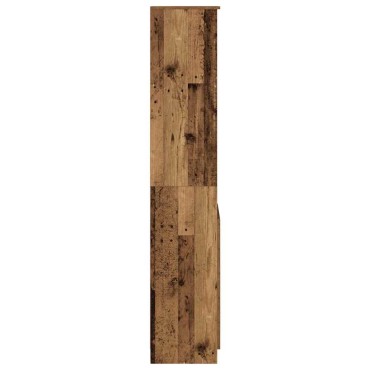 vidaXL Ντουλάπι Όψη Παλαιού Ξύλου 37,5x35x180cm Επεξεργασμένο Ξύλο 1 τεμ.