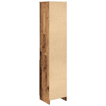 vidaXL Ντουλάπι Όψη Παλαιού Ξύλου 37,5x35x180cm Επεξεργασμένο Ξύλο 1 τεμ.