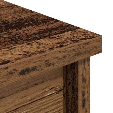 vidaXL Ντουλάπι Όψη Παλαιού Ξύλου 37,5x35x180cm Επεξεργασμένο Ξύλο 1 τεμ.