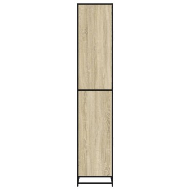 vidaXL Ντουλάπι μπάνιου Sonoma Oak 35x37,5x188,5cm