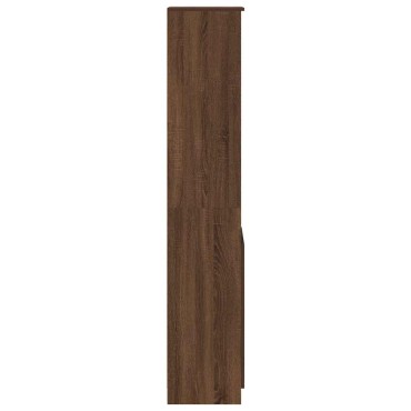 vidaXL Ντουλάπι Καφέ Δρυς 37,5x35x180cm Επεξεργασμένο Ξύλο 1 τεμ.