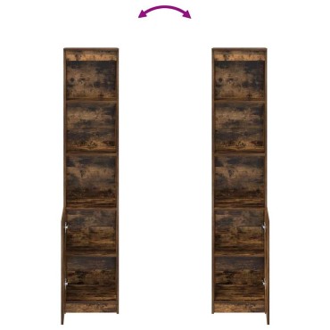 vidaXL Ντουλάπα Καπνιστή δρυς 37,5x35x180cm Επεξεργασμένο Ξύλο 1 τεμ.