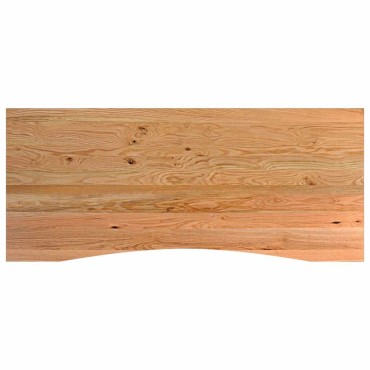 vidaXL Πάγκος Εργασίας Καφέ Σκούρο 140x60x81,5 cm Μασίφ Ξύλο Δρυς