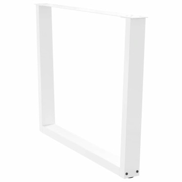 vidaXL Πόδια τραπεζαρίας σχήματος V 3 τεμ. Λευκό 100x(72-73,3)cm