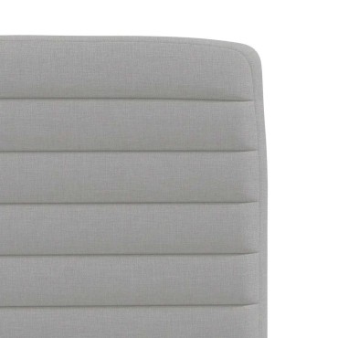 vidaXL Καρέκλες τραπεζαρίας 4 τεμ. Cloud Grey Fabric 45x54x86 cm