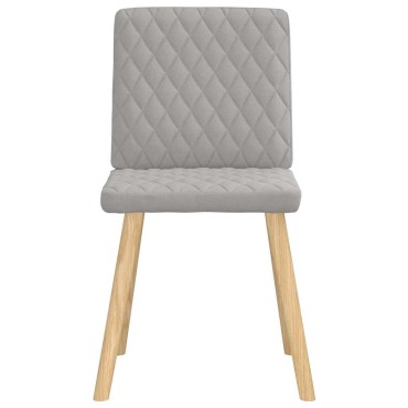 vidaXL Καρέκλες τραπεζαρίας 6 τεμ. Cloud Grey Fabric 45x54x86 cm