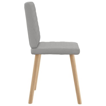 vidaXL Καρέκλες τραπεζαρίας 6 τεμ. Cloud Grey Fabric 45x54x86 cm
