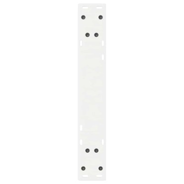 vidaXL Πόδια τραπεζαρίας 2 τεμ. Λευκό 50x(72-73,3)cm Ατσάλι