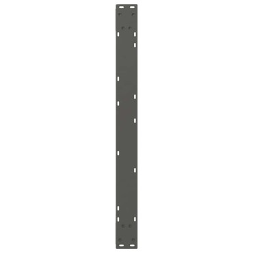 vidaXL Πόδια τραπεζαρίας 2 τεμ. Ανθρακί 90x(72-73,3)cm Χάλυβας