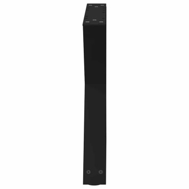 vidaXL Πόδια τραπεζιού σαλονιού 2 τεμ. Μαύρο 50x(42-43,3)cm Ατσάλι