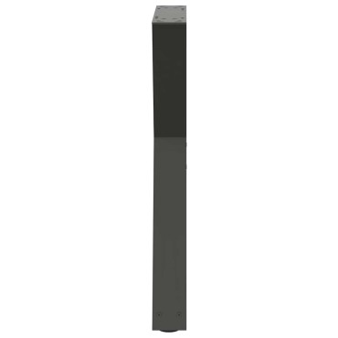 vidaXL Πόδια τραπεζαρίας 2 τεμ. Ανθρακί 50x(72-73,3)cm Ατσάλι