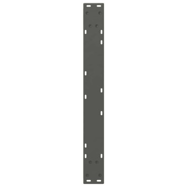 vidaXL Πόδια τραπεζαρίας 2 τεμ. Ανθρακί 80x(72-73,3)cm Ατσάλι