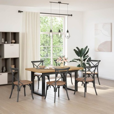 vidaXL Τραπεζαρία NOAIN με πόδια σχήματος U 160x90x75cm 1 τεμ.