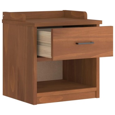 vidaXL Πάγκος διαδρόμου "SANDNES" 45x40x50cmΠεύκο μασίφ ξύλο 1 τεμ.