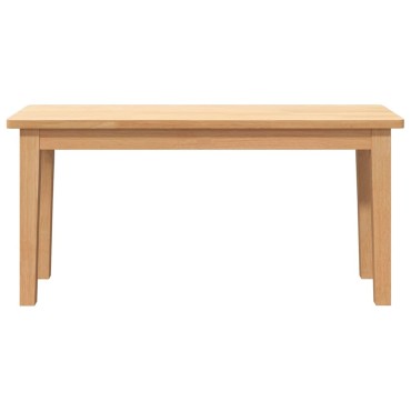 Πάγκος vidaXL από μασίφ ξύλο καουτσούκ 90x30x45cm