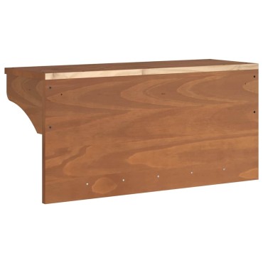 vidaXL Επίτοιχη κρεμάστρα παλτών SANDNES 87x30x42 εκ. Πεύκο μασίφ ξύλο