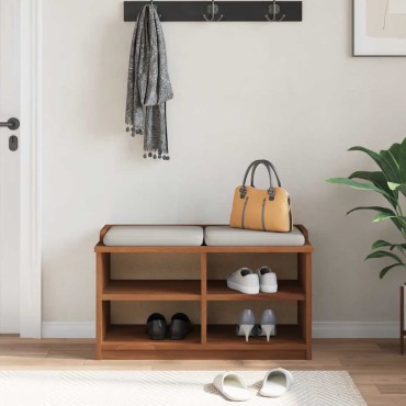 vidaXL Πάγκος διαδρόμου "SANDNES" 87x40x50cm Πεύκο μασίφ ξύλο 1 τεμ.