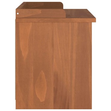 vidaXL Πάγκος διαδρόμου "SANDNES" 87x40x50cm Πεύκο μασίφ ξύλο 1 τεμ.