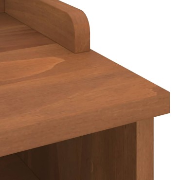 vidaXL Πάγκος διαδρόμου "SANDNES" 87x40x50cm Πεύκο μασίφ ξύλο 1 τεμ.