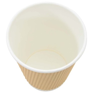 vidaXL Χάρτινα ποτήρια καφέ 500 τεμάχια 12oz 300ml καφέ