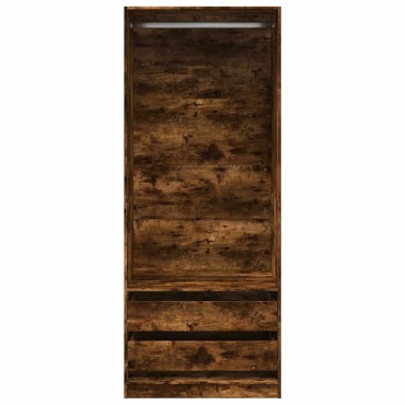 vidaXL Ντουλάπα Καπνιστή Δρυς 80x50x200cm από Επεξεργασμένο Ξύλο 1 τεμ.
