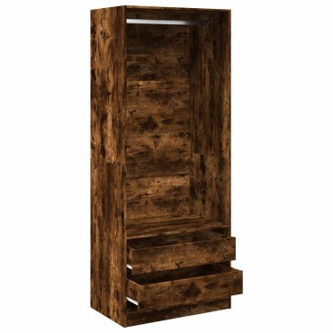 vidaXL Ντουλάπα Καπνιστή Δρυς 80x50x200cm από Επεξεργασμένο Ξύλο 1 τεμ.