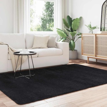 vidaXL Χαλί Shaggy με Ψηλό Πέλος NAVARRA Μαύρο 160x230cm πολυεστέρας