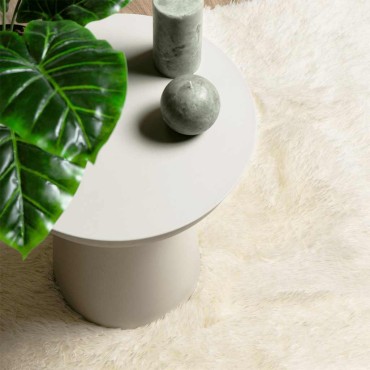 vidaXL Χαλί Shaggy με Ψηλό Πέλος NAVARRA Κρέμα 130x200cm πολυεστέρας