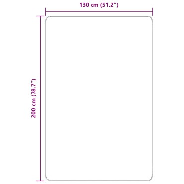 vidaXL Χαλί Shaggy με Ψηλό Πέλος NAVARRA Κρέμα 130x200cm πολυεστέρας