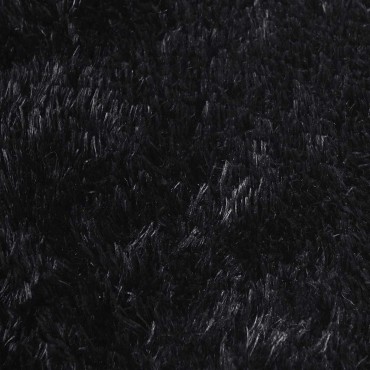 vidaXL Χαλί Shaggy με Ψηλό Πέλος NAVARRA Μαύρο 200x290cm πολυεστέρας