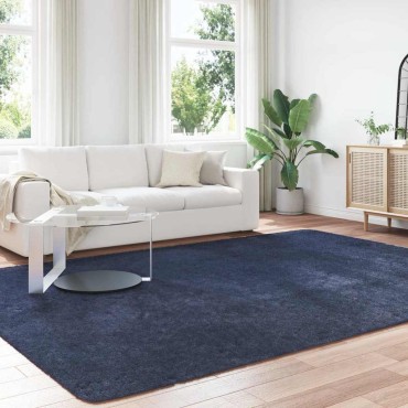 vidaXL Χαλί Shaggy με Ψηλό Πέλος NAVARRA Ναυτικό 240x340cm