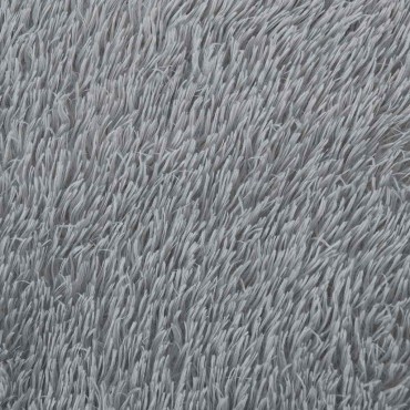 vidaXL Χαλί Shaggy με Ψηλό Πέλος NAVARRA Ασημί Γκρι 160x230cm