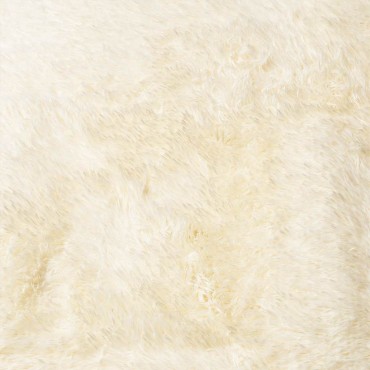vidaXL Χαλί Shaggy με Ψηλό Πέλος NAVARRA Κρέμα 160x160cm πολυεστέρας