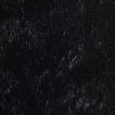 vidaXL Χαλί Shaggy με Ψηλό Πέλος NAVARRA Μαύρο 300x200cm πολυεστέρας