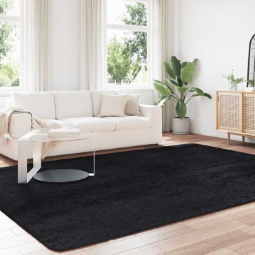 vidaXL Χαλί Shaggy με Ψηλό Πέλος NAVARRA Μαύρο 240x340cm πολυεστέρας