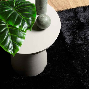 vidaXL Χαλί Shaggy με Ψηλό Πέλος NAVARRA Μαύρο 240x340cm πολυεστέρας
