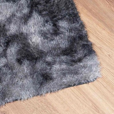 vidaXL Χαλί Shaggy με Ψηλό Πέλος NAVARRA Σκούρο Γκρι 240x340cm