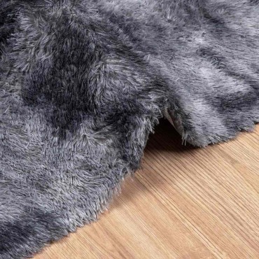 vidaXL Χαλί Shaggy με Ψηλό Πέλος NAVARRA Σκούρο Γκρι 240x340cm