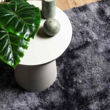 vidaXL Χαλί Shaggy με Ψηλό Πέλος NAVARRA Σκούρο Γκρι 240x340cm