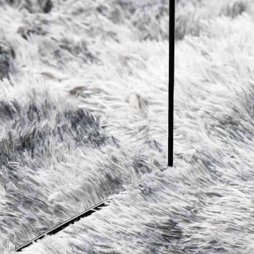 vidaXL Χαλί Shaggy με Ψηλό Πέλος NAVARRA Ανοιχτό Γκρι 160x230cm