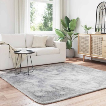vidaXL Χαλί Shaggy με Ψηλό Πέλος NAVARRA Ανοιχτό Γκρι 200x200cm