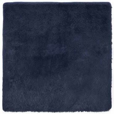 vidaXL Χαλί Shaggy με Ψηλό Πέλος NAVARRA Ναυτικό 160x160cm