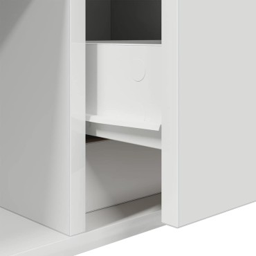 vidaXL Έπιπλο Τηλεόρασης Λευκό 60x31x25,5cm Επεξεργασμένο Ξύλο