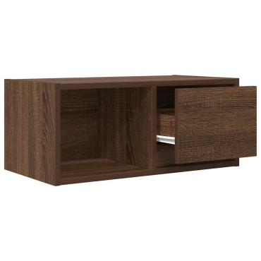 vidaXL Έπιπλο Τηλεόρασης καφέ δρυς 60x31x25,5cm Επεξεργασμένο Ξύλο